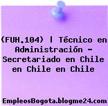 (FUH.104) | Técnico en Administración – Secretariado en Chile en Chile en Chile