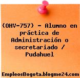 (OHV-757) – Alumno en práctica de Administración o secretariado / Pudahuel