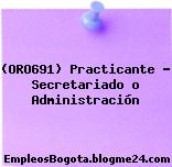 (ORO691) Practicante – Secretariado o Administración