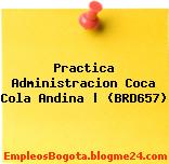 Practica Administracion Coca Cola Andina | (BRD657)