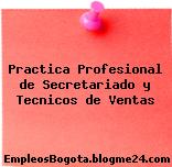 Practica Profesional de Secretariado y Tecnicos de Ventas