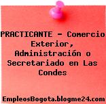 PRACTICANTE – Comercio Exterior, Administración o Secretariado en Las Condes