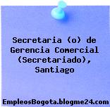 Secretaria (o) de Gerencia Comercial (Secretariado), Santiago