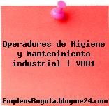 Operadores de Higiene y Mantenimiento industrial | V881