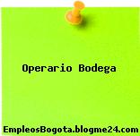 Operario Bodega