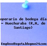 operario de bodega día – Huechuraba (R.M. de Santiago)