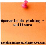 Operario de picking – Quilicura