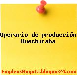 Operario de producción Huechuraba