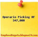 Operario Picking RF 347.000