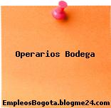 Operarios Bodega