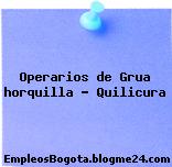 Operarios de Grua Horquilla – Quilicura