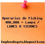 Operarios de Picking 400.000 – Lampa / LUNES A VIERNES