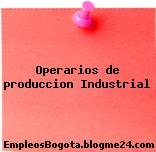 Operarios de produccion Industrial