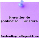 Operarios de produccion – Quilcura