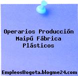Operarios Producción Maipú Fábrica Plásticos