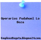 Operarios Pudahuel Lo Boza