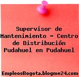 Supervisor de Mantenimiento – Centro de Distribución Pudahuel en Pudahuel