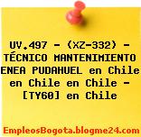 UV.497 – (XZ-332) – TÉCNICO MANTENIMIENTO ENEA PUDAHUEL en Chile en Chile en Chile – [TY60] en Chile