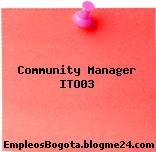 Community Manager ITO03