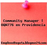 Community Manager | OQW776 en Providencia