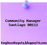 Community Manager Santiago 00111
