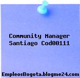 Community Manager Santiago Cod00111