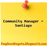 Community Manager – Santiago