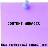 CONTENT MANAGER