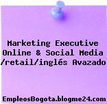 Marketing Executive Online & Social Media /retail/inglés Avazado