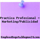 Practica Profesional – Marketing/Publicidad