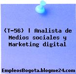 (T-56) | Analista de Medios sociales y Marketing digital