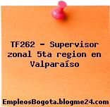TF262 – Supervisor zonal 5ta region en Valparaíso