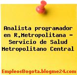 Analista programador en R.Metropolitana – Servicio de Salud Metropolitano Central