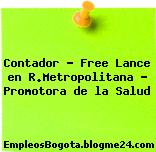 Contador – Free Lance en R.Metropolitana – Promotora de la Salud