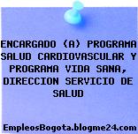 ENCARGADO (A) PROGRAMA SALUD CARDIOVASCULAR Y PROGRAMA VIDA SANA, DIRECCION SERVICIO DE SALUD