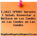 T.161] (P558) Gerente | Salud, Bienestar y Belleza en Las Condes en Las Condes en Las Condes