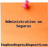 Administrativo en Seguros