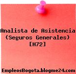 Analista de Asistencia (Seguros Generales) [H72]