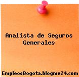Analista de Seguros Generales