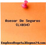 Asesor De Seguros (LX034)