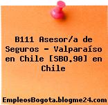 B111 Asesor/a de Seguros – Valparaíso en Chile [SBO.90] en Chile