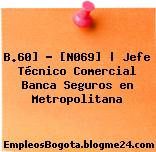 B.60] – [N069] | Jefe Técnico Comercial Banca Seguros en Metropolitana