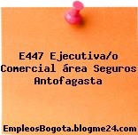 E447 Ejecutiva/o Comercial área Seguros Antofagasta