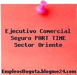 Ejecutivo Comercial Seguro PART TIME Sector Oriente