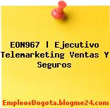 EON967 | Ejecutivo Telemarketing Ventas Y Seguros