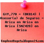 GXY.770 – (BK014) | Asesor(a) de Seguros – Arica en Arica en Arica [SMZ428] en Arica