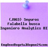 (J963) Seguros Falabella busca Ingeniero Analytics BI