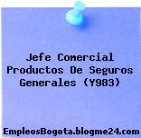 Jefe Comercial Productos De Seguros Generales (Y983)