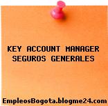 KEY ACCOUNT MANAGER SEGUROS GENERALES