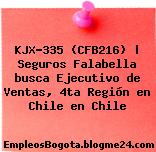 KJX-335 (CFB216) | Seguros Falabella busca Ejecutivo de Ventas, 4ta Región en Chile en Chile